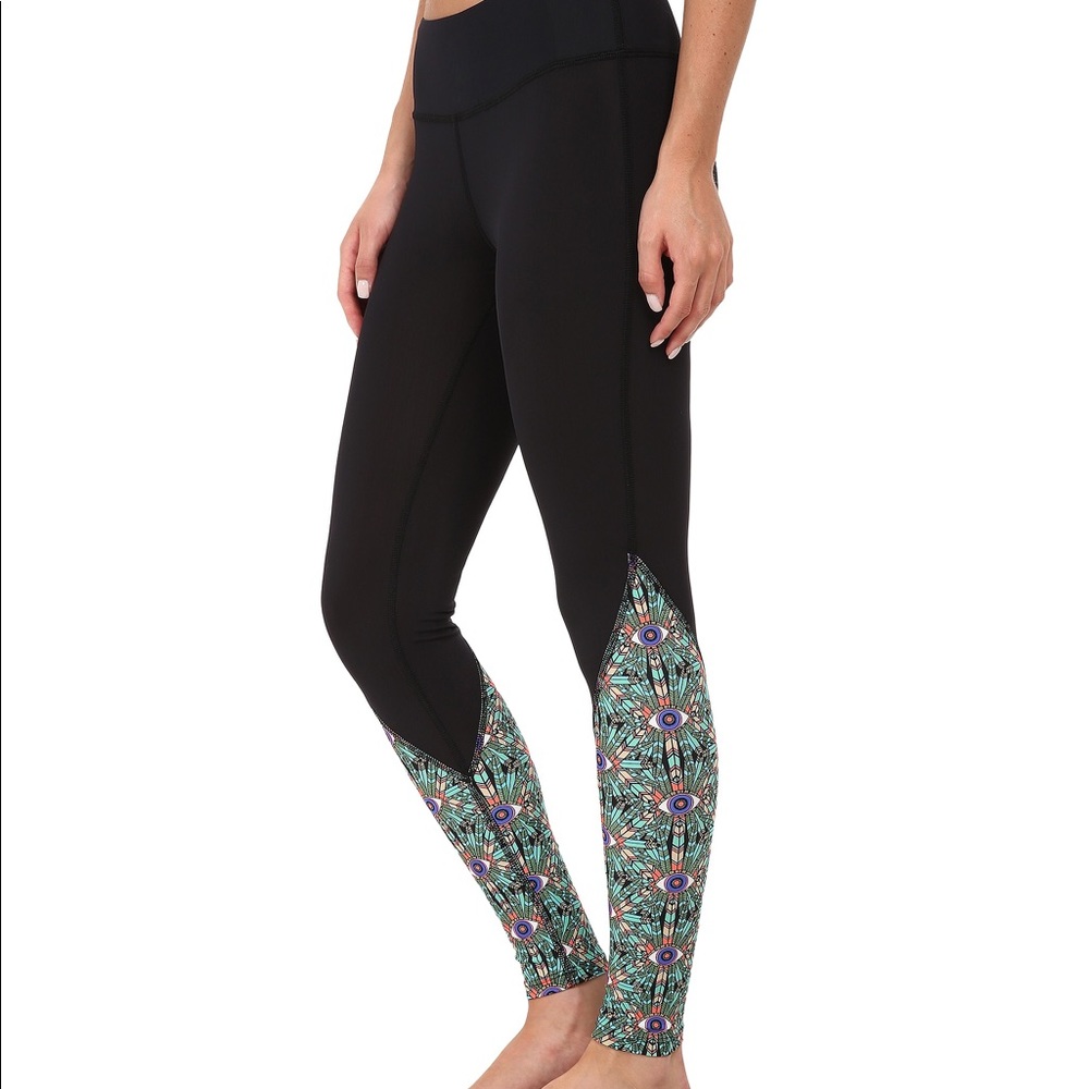 Mara Hoffman XS leggings in combo black print
